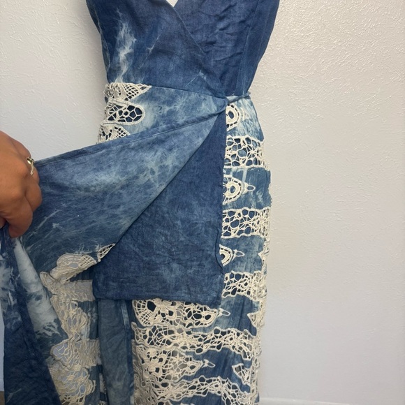 Jen's Pirate Booty Denim & Lace Wildwood Maxi Dress - Picture 4 of 10